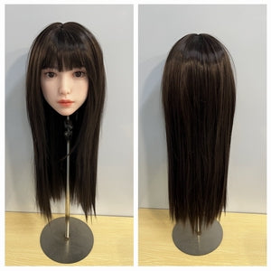 16 - Dark Brown Long - Bangs