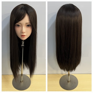 15 - Dark Brown Long - Parted